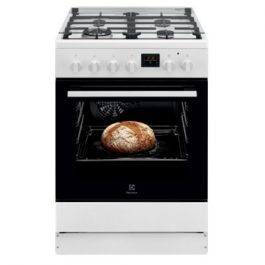 ‏תנור משולב כיריים Electrolux LKK620200W אלקטרולוקס