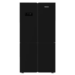 מקרר 4 דלתות 535 ליטר BLOMBERG דגם KQD1621GB זכוכית שחורה