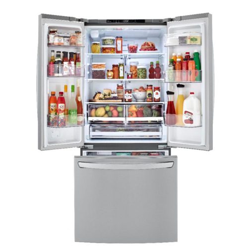 ⁦מקרר ‏מקפיא תחתון LG GRB265MM ‏816 ‏ליטר⁩ – תמונה ⁦2⁩