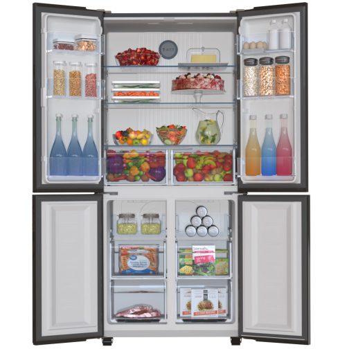 ⁦מקרר ‏מקפיא תחתון Haier HRF5500FB ‏505 ‏ליטר האייר⁩ – תמונה ⁦2⁩