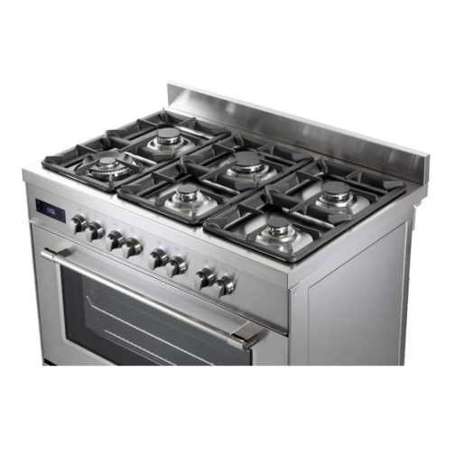 ⁦‏תנור משולב כיריים Delonghi PRO966MX דה לונגי⁩ – תמונה ⁦2⁩