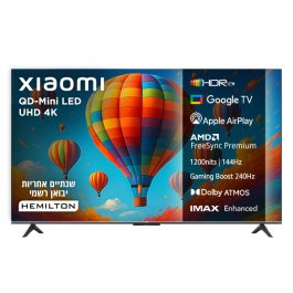 טלוויזיה Xiaomi TV S QD-Mini 4K 65 L65MA-SPLME 4K ‏65 ‏אינטש שיאומי